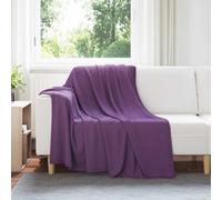 vidaXL Throw Blankets 6 pcs Purple 200 x 150 cm Fleece