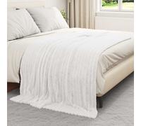 vidaXL Throw Blankets 6 pcs White 200 x 150 cm Fleece