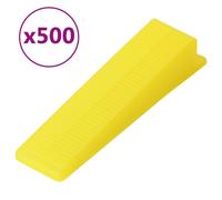 vidaXL Tile Levelling Wedges 500 pcs