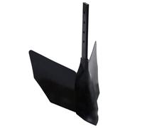 vidaXL Tiller Plough Attachment Black Metal