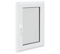 vidaXL Tilt & Turn Basement Window RISOR 60 x 100 cm PVC and Glass