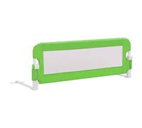 vidaXL Toddler Safety Bed Rail Green 120x42cm Polyester Kids Nursery Rail