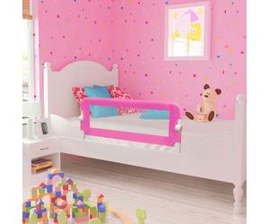 vidaXL Toddler Safety Bed Rail 102 x 42 cm Pink
