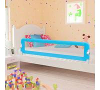 vidaXL Toddler Safety Bed Rail Blue 180x42 cm Polyester UK HOT