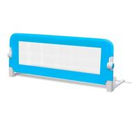 vidaXL Toddler Safety Bed Rail 102x42cm Blue Baby Kids Protective Guard Gate