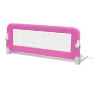 vidaXL Toddler Safety Bed Rail 102 x 42 cm Pink UK HOT