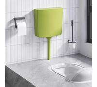vidaXL Toilet Cistern with Bottom Water Inlet 3/6 L Olive Water Toilet Tank