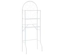 vidaXL Toilet Rack White 60x33x174cm Plant Stand Bathroom Shelf Holder Rail