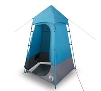 vidaXL Toilet Tent Privacy Tent Pop Up Shower Changing Tent Blue Waterproof