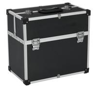 Vidaxl Tool Case 38X22.5X34 Cm Black Aluminum Tool Cases