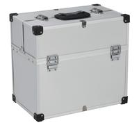 vidaXL Tool Case Lockable with 6 Extendable Trays Tool Box Tool Briefcase Storag