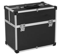 Vidaxl Tool Case 38X22.5X34 Cm Black Aluminum Tool Cases