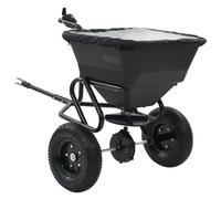 vidaXL Tow Behind Salt Spreader PVC and Steel 125x74x79cm 45L Lawn Fertiliser