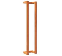 vidaXL Towel Rack, Wall-mounted Towel Holder for Bathroom Kitchen, Hanging Towel Rail for Rolled Towels, Modern Style, Wax Brown Solid Wood Pine