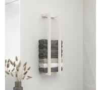 vidaXL Towel Rack White 23x18x90 cm Solid Wood Pine