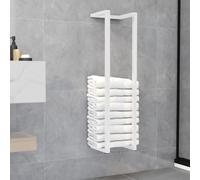 Vidaxl Towel Rack White 25X20X95 Cm Steel