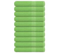 vidaXL Towels 10 pcs Apple Green 100x200 cm 360 gsm 100% Cotton towel on beach