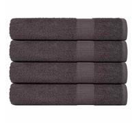 vidaXL Towels 4 pcs Anthracite 100x200 cm 360 gsm 100% Cotton towel on beach