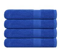 vidaXL Towels 4 pcs Blue 100x200 cm 360 gsm 100% Cotton towel on beach
