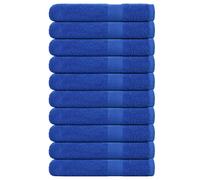 vidaXL Towels "FROGN" 10 pcs Blue 100x200 cm 360 gsm