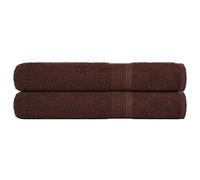 vidaXL Towels "FROGN" 2 pcs Brown 100x200 cm 360 gsm
