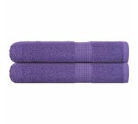 vidaXL Towels "FROGN" 2 pcs Purple 100x200 cm 360 gsm