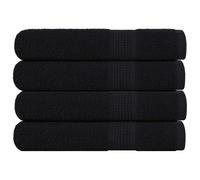 vidaXL Towels "FROGN" 4 pcs Black 100x200 cm 360 gsm