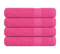 vidaXL Towels "FROGN" 4 pcs Pink 100x200 cm 360 gsm