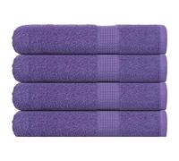 vidaXL Towels "FROGN" 4 pcs Purple 100x200 cm 360 gsm