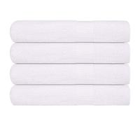vidaXL Towels "FROGN" 4 pcs White 100x200 cm 360 gsm