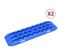 Vidaxl Traction Boards 2 Pcs Blue 106X30.5X7 Cm Nylon, Blue