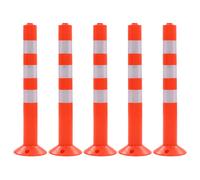 vidaXL Traffic Control Bollards 5 pcs Plastic 75 cm