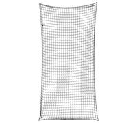 vidaXL Trailer Net - 4x2 m Black PP Mesh Cover with Elastic Rope for Secure Cargo Transport, UV and Weather-Resistant for Trailers/Trucks/SUVs/Roof Racks