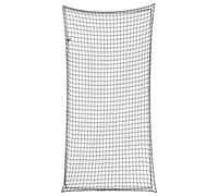 vidaXL Trailer Net - 4x2 m Black PP Mesh Cover with Elastic Rope for Secure Cargo Transport, UV and Weather-Resistant for Trailers/Trucks/SUVs/Roof Racks