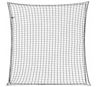 (black, 4 x 4 m) vidaXL Trailer Net with Elastic Rope Cargo Net Truck Bed Mesh Net Green PP