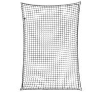 ** vidaXL Black Trailer Cargo Net - Elastic Rope Mesh Cover for Trucks/Trailers/SUVs 5x3.5m - UV & Weather Resistant for Versatile Cargo Applications