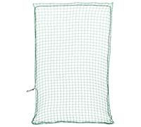 vidaXL Trailer Net with Elastic Rope Cargo Mesh Green 2.2x1.5 m PP - Tear-Resistant, UV-Resistant & Weatherproof - Universal Fit for Trailers, Trucks, SUVs & Roof Racks