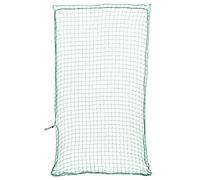 vidaXL Trailer Net with Elastic Rope, Cargo Net for Truck Bed SUV Pickup, Mesh Net for Daily Light Loads of Trucks, Mesh Organizer, Green 4.5x2.5 m PP