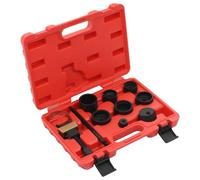 vidaXL Trailing Arm Bushing Tool Set for BMW - E81-93/M3 2004-2012 - Rear Axle Service Kit with Plastic Case, Steel