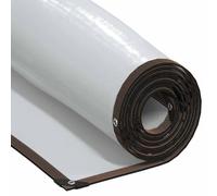 vidaXL Transparent Clear Polyethylene Tarpaulin -1x4 m Weather-Resistant Sheet with Eyelets for Indoor/Outdoor Use
