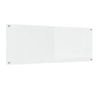 vidaxl Transparent Tempered Glass Kitchen backsplash 110 x 40 cm - Heat Resistant Splash Guard with Sleek Modern Design for Easy Cleaning