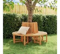 Tree Bench Garden Bench Wooden Bench Chair Half Round Solid Wood Teak vidaXL