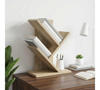 VidaXL Tree Bookshelf 3-Tier 30 X 18 X 40 Cm Engineered Wood
