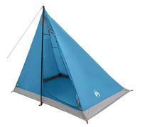 vidaXL Trekking Tent, Blue, 2-Person 185T Polyester with PU Coating, Inexpensive, Portable Tent, Compact Travel Weather Roof, Reliable Camping Equipment, Robust Outdoor Equipment