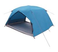 vidaXL Trekking Tent Blue 4-Person 185T Polyester with PU Coating, A Lightweight, Modern Tent for 2, Easy to Assemble, Weatherproof, Compact, Flexible for Adventurous Camping Tours