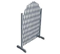 vidaXL Trellis Fence Solid Firwood 1.8x1 m Grey