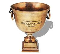 vidaXL Trophy Cup Champagne Cooler Copper Brown