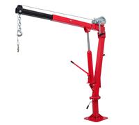 vidaXL Truck Pick-up Crane with Manual Cable Winch - Easy-to-Use, Versatile and Adjustable Load Arm for Safe and Secure Loading/Unloading and Transportation of Goods in Your Vehicle