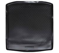 vidaXL Trunk Mat Black Rubber, Auto Interior Mat, Lightweight Trunk, Anti-Slip V