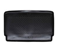 vidaXL Trunk Mat Black suitable for PEUGEOT 208 2018- Rubber, Anti-Slip, Lightweight Cargo Protector, Trunk Cover, Vehicle Interior Mat, Suitable For Peugeot 208, Utility, Transport